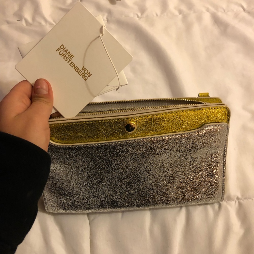 DVF CLUTCH BRAND NEW